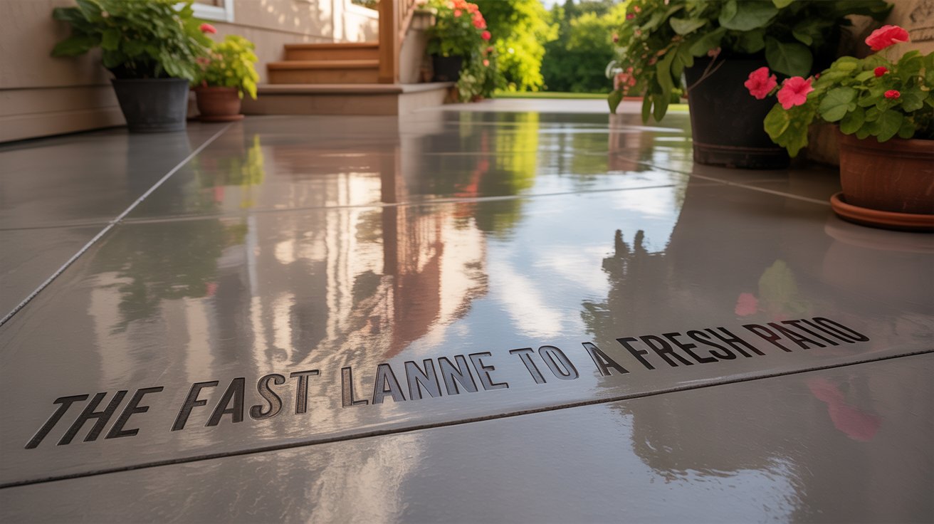 The Fast Lane to a Fresh Patio: Why Quick-Drying Concrete Floor Paint & Sealer Is a Game-Changer