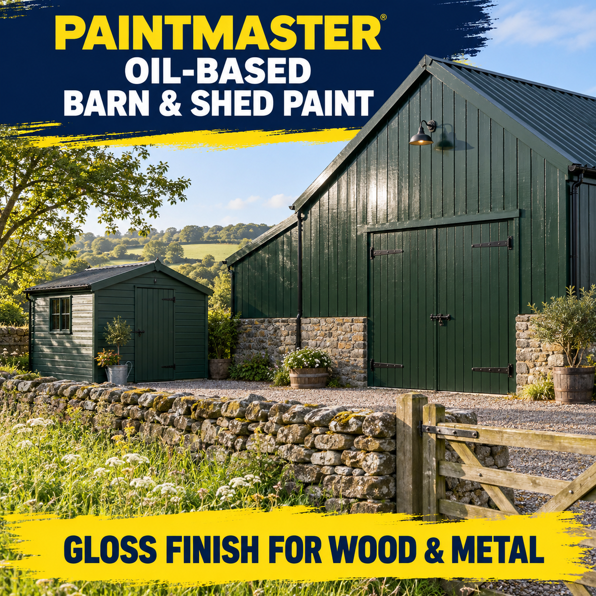 Paintmaster Oil Based Barn & Shed Paint: hero lifestyle