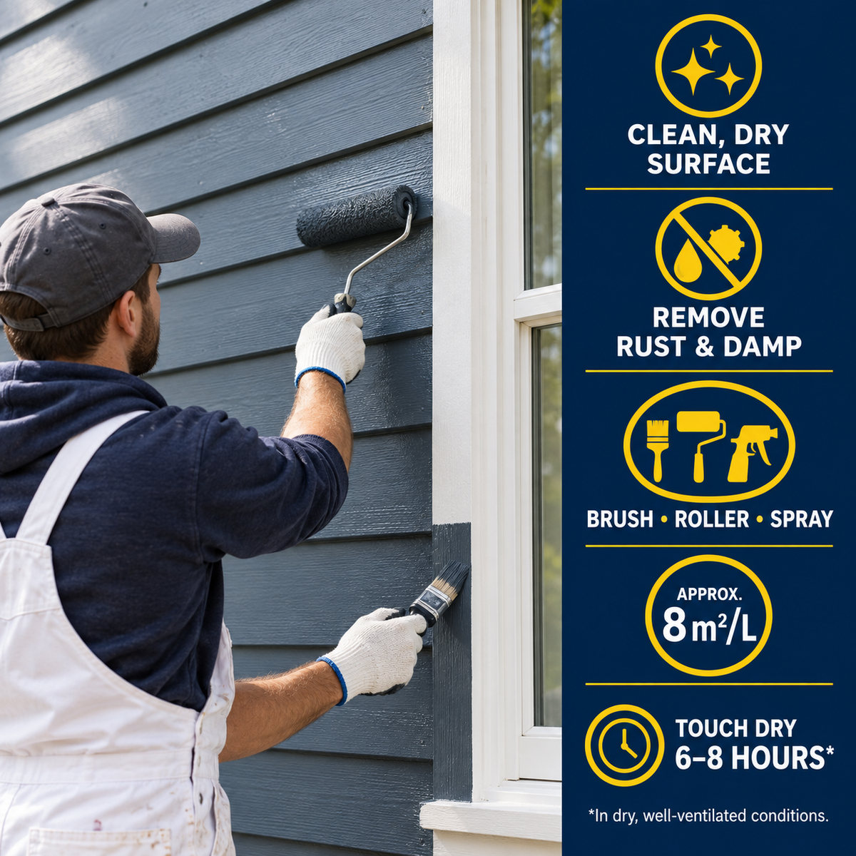 Paintmaster Oil Based Cladding Paint: application guide