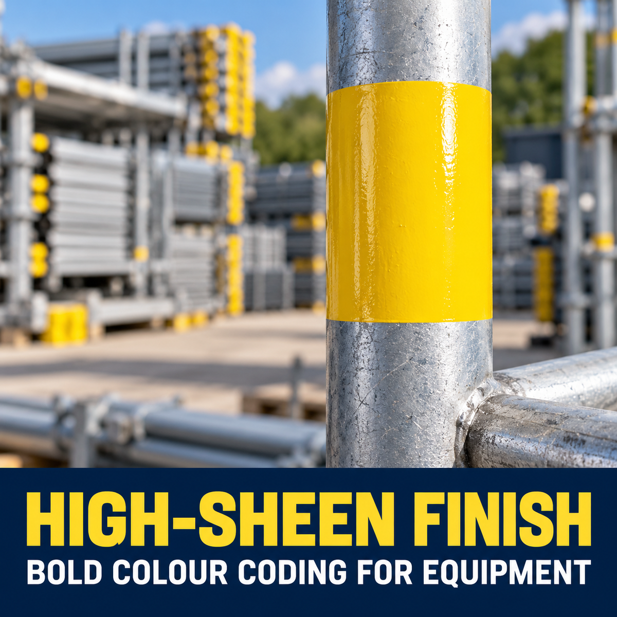 Paintmaster Pallet & Scaffold ID Paint: high sheen finish