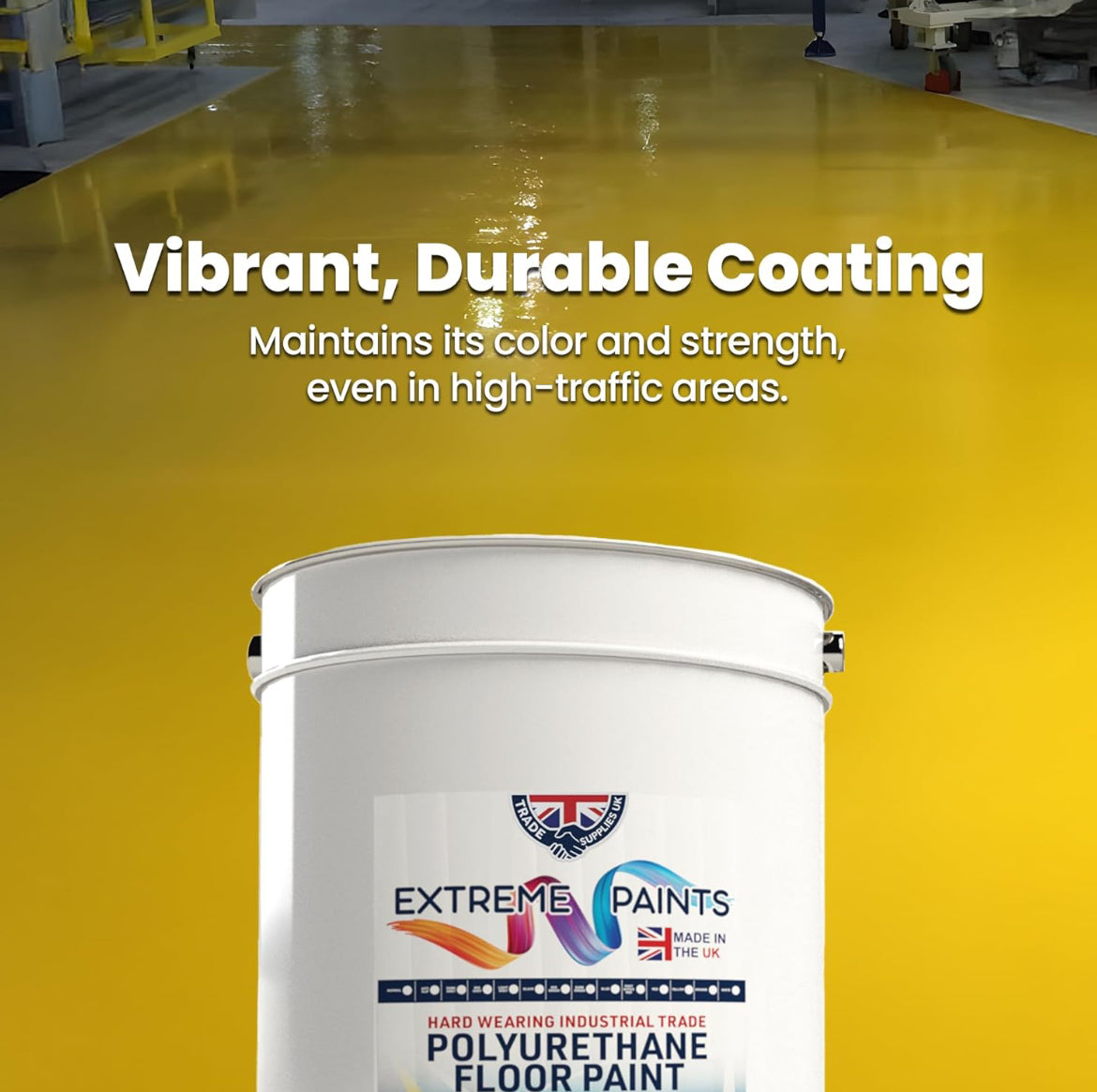 Extreme Polyurethane Industrial-Grade Floor Paint (Durable & Resistant)
