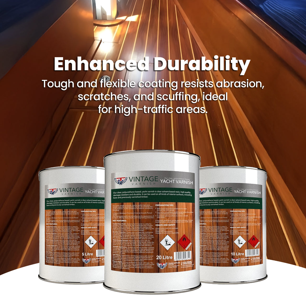 Vintage Varnish Clear Yacht Polyurethane Varnish
