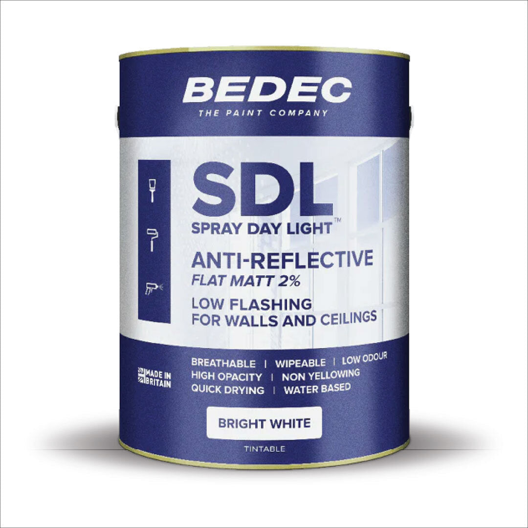 Bedec Spray Day Light Flat Matt Interior Paint 5L