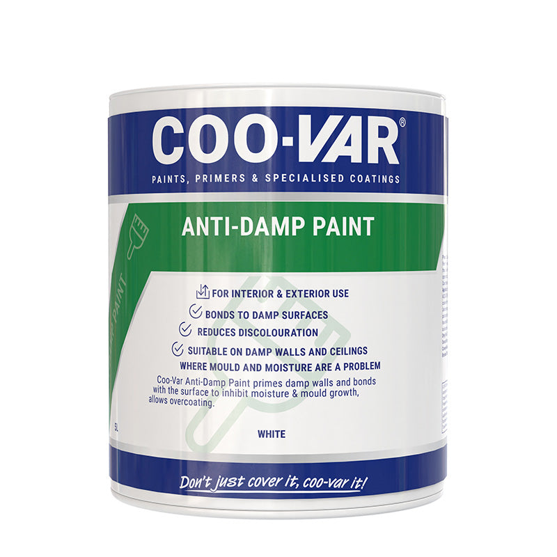 Coo-Var Anti-Damp Paint Protects Interior Walls from Moisture