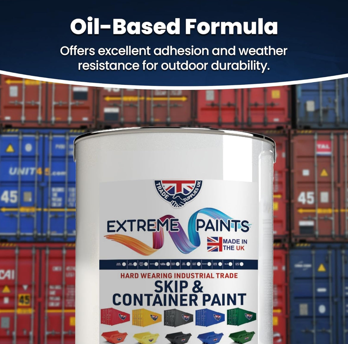 Extreme Paints Skip & Container Paint: Anti-Corrosivess