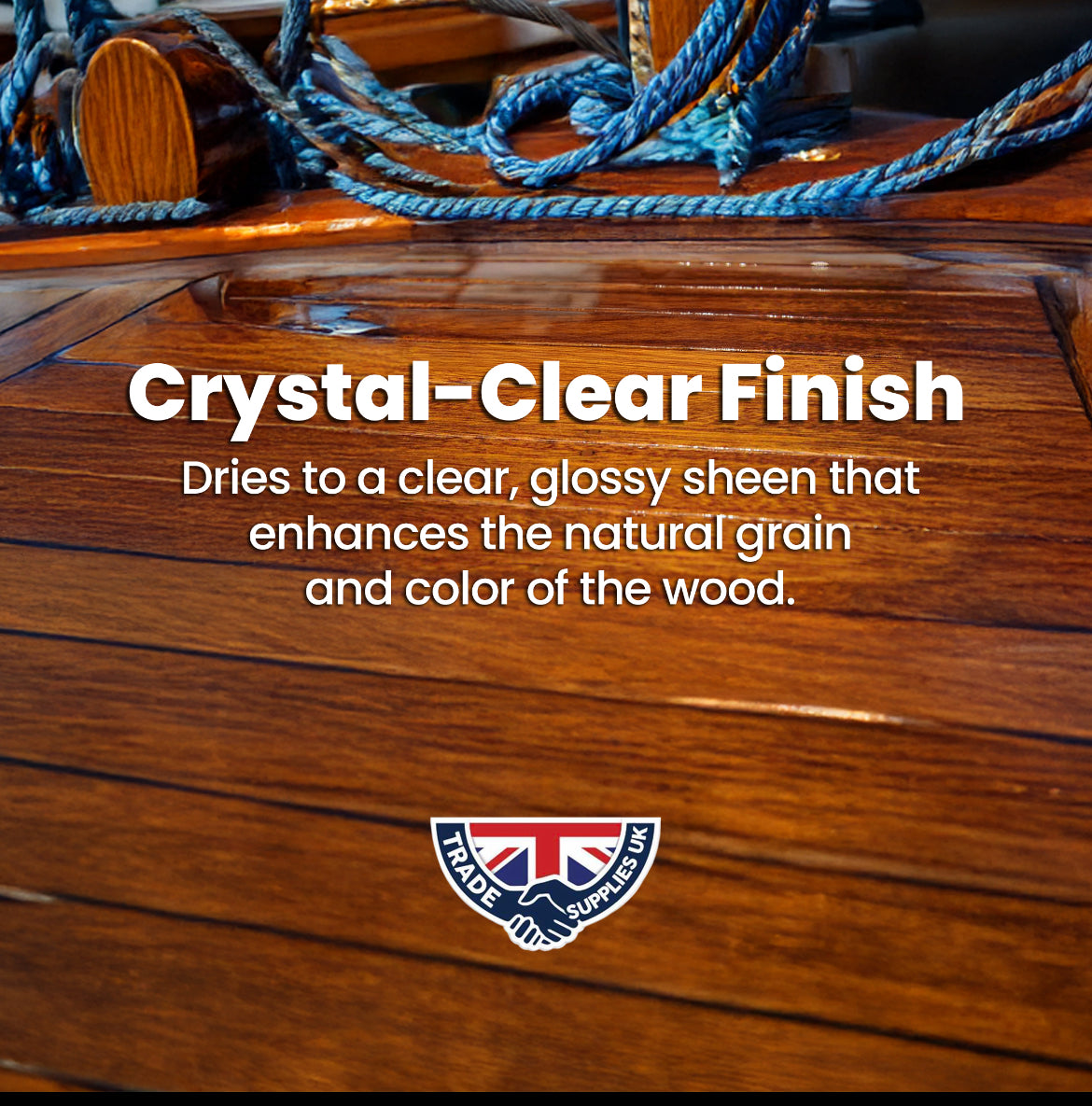 Crystal Finish of Vintage Varnish Clear Yacht Polyurethane Varnish
