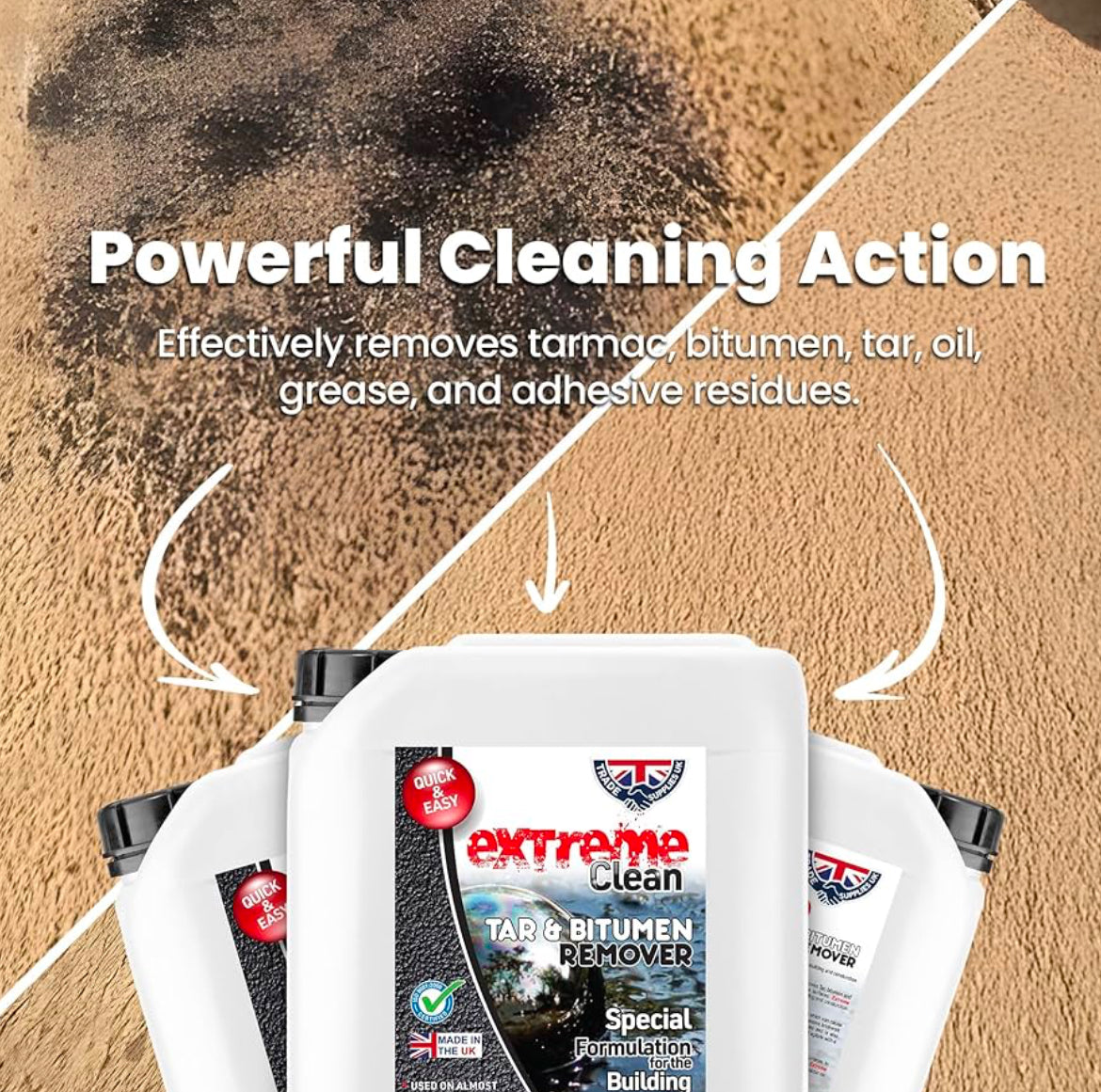 Extreme Clean Tar & Bitumen Remover | Heavy-Duty Tar Cleaner