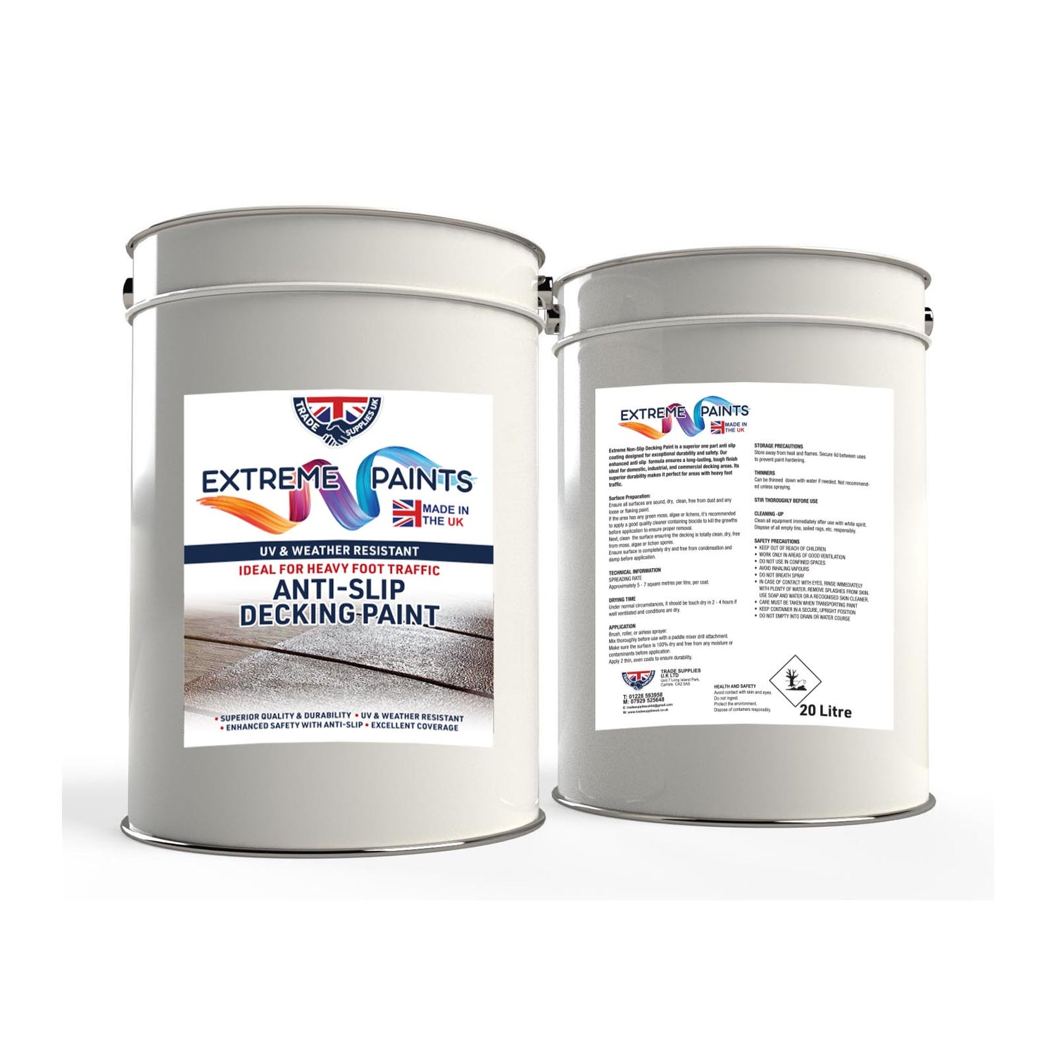 Extreme Anti-Slip Decking Paint UV and Weather Resistant