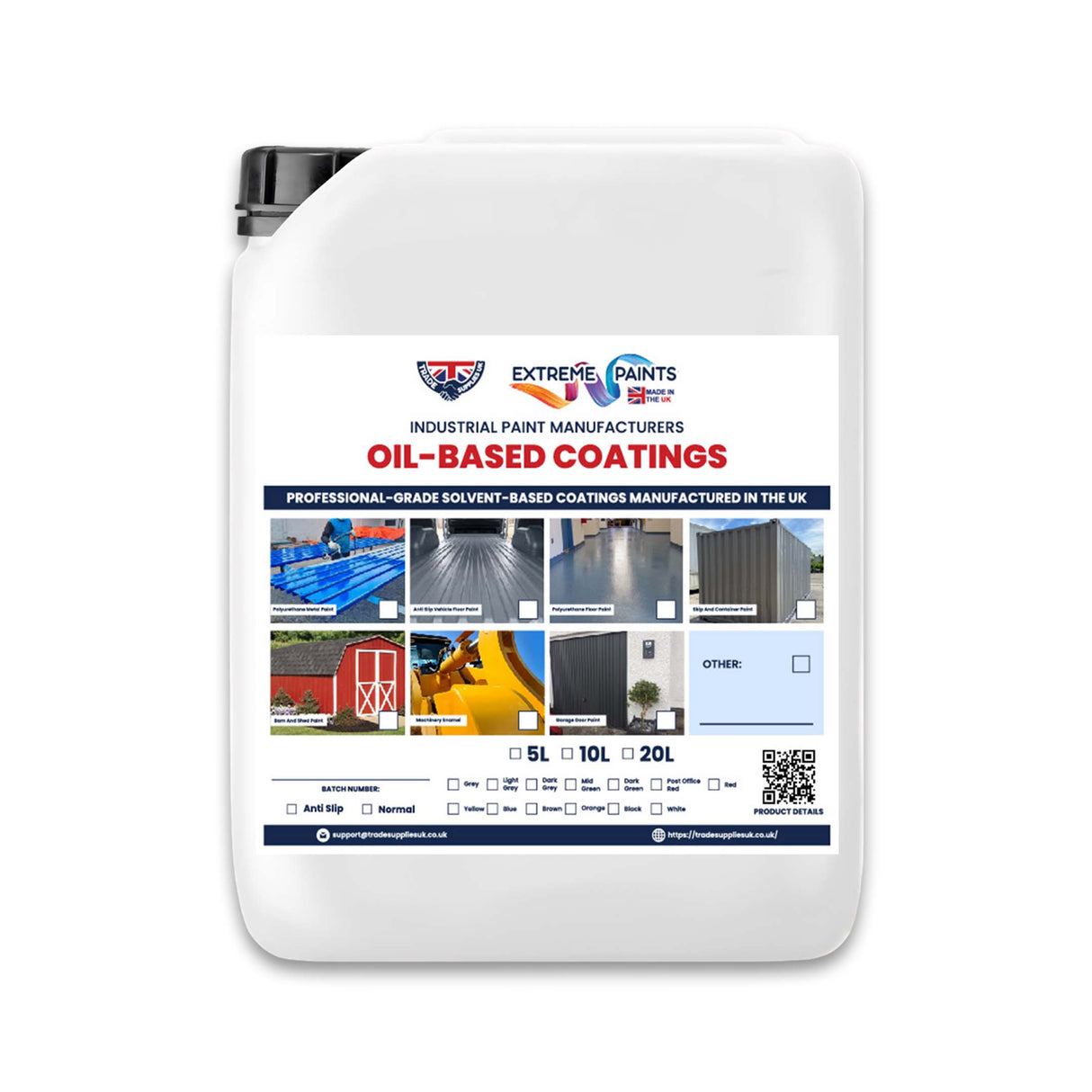 Extreme Polyurethane Industrial-Grade Floor Paint (Durable & Resistant)