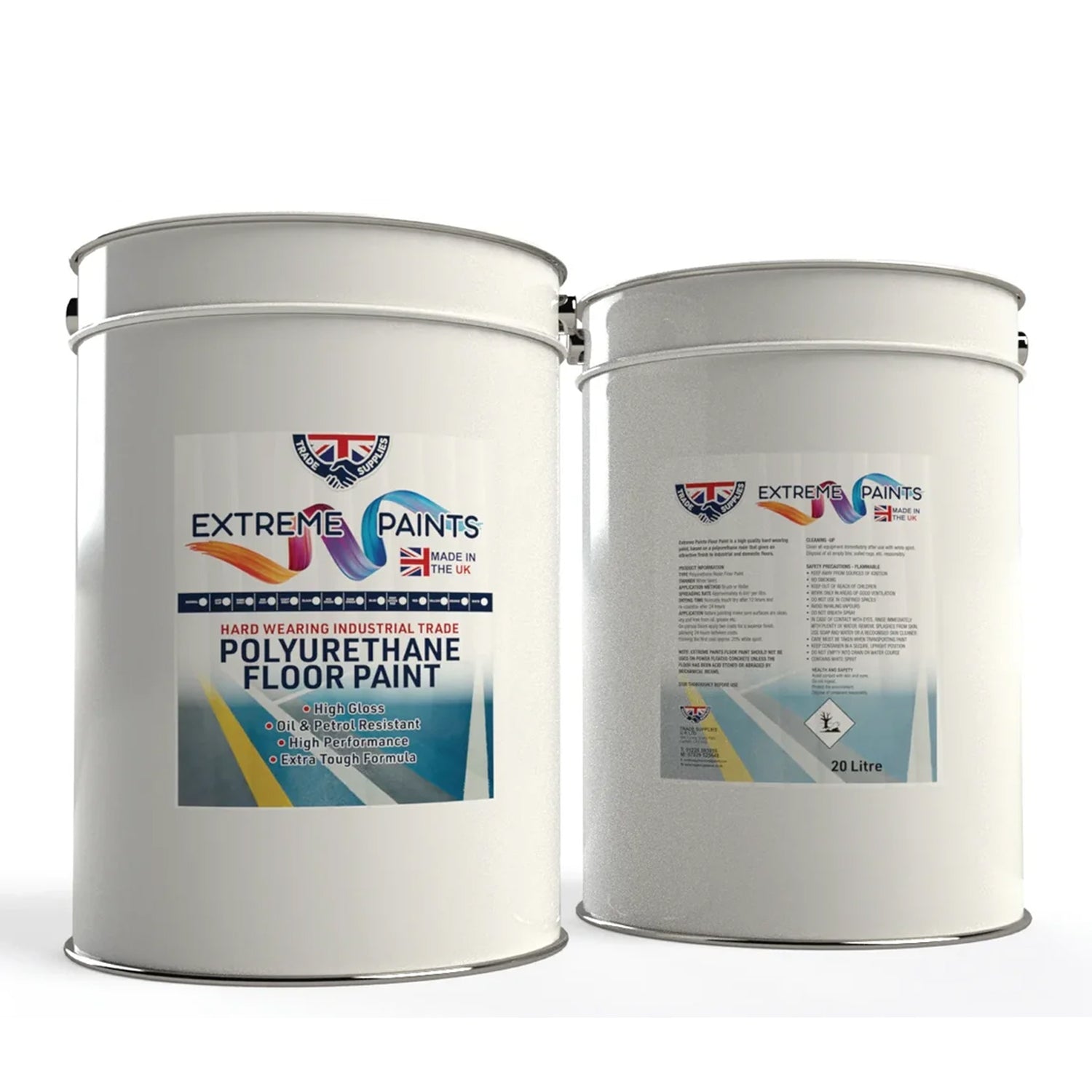 Extreme Polyurethane Industrial-Grade Floor Paint (Durable & Resistant)