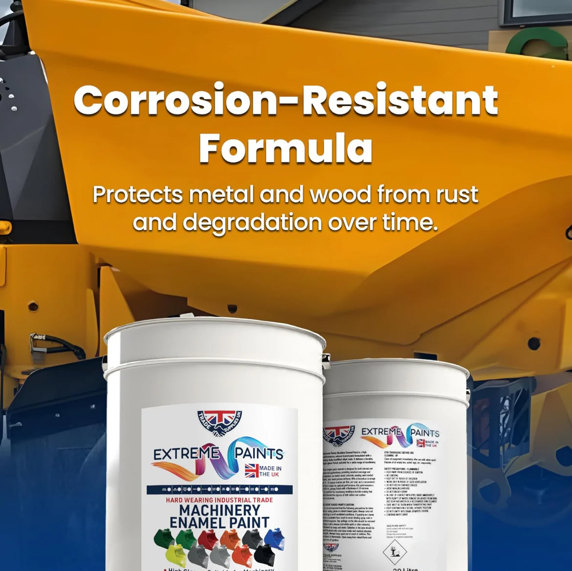 Extreme Paints Machinery Enamel for Industrial Gloss Protection