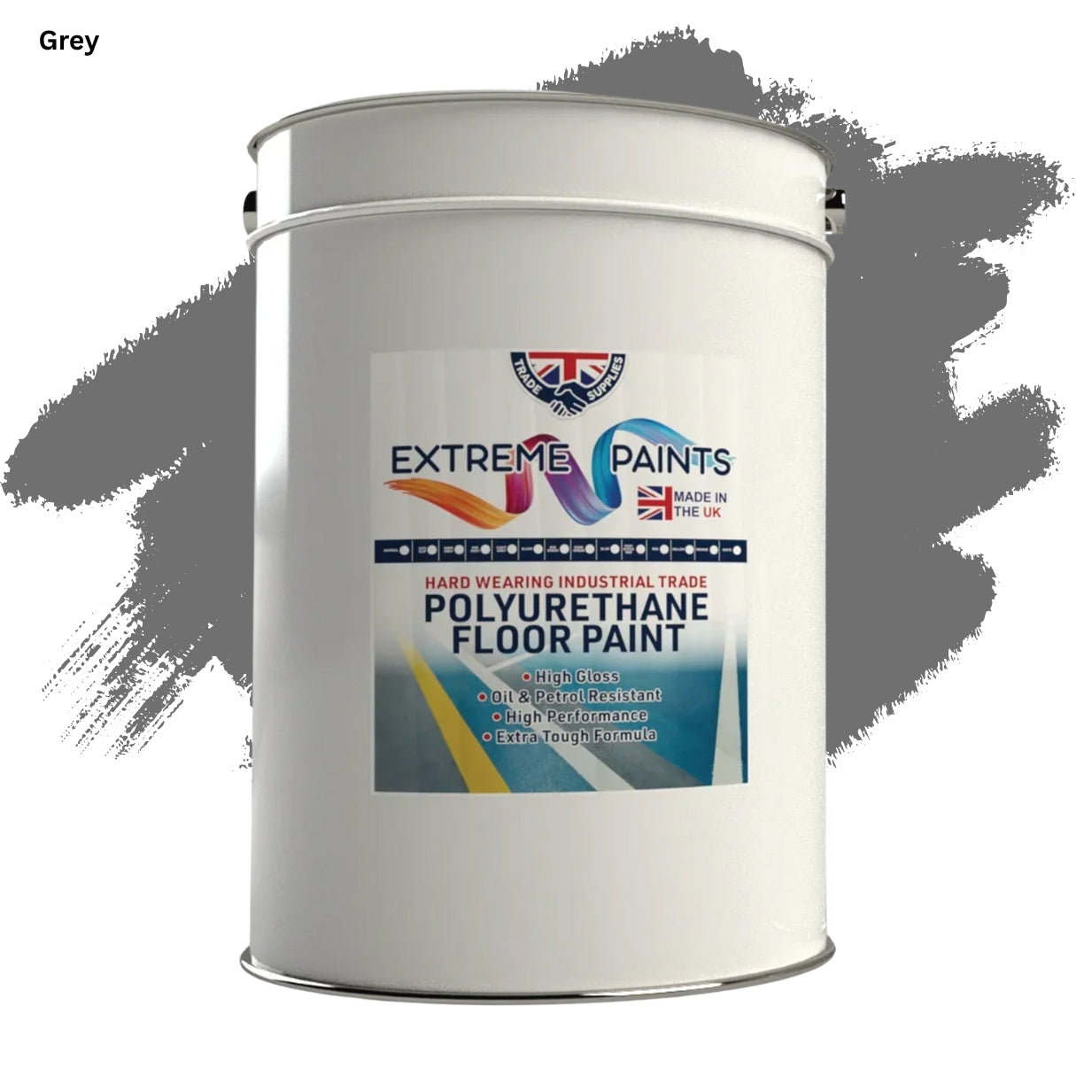 Extreme Polyurethane Industrial-Grade Floor Paint (Durable & Resistant)