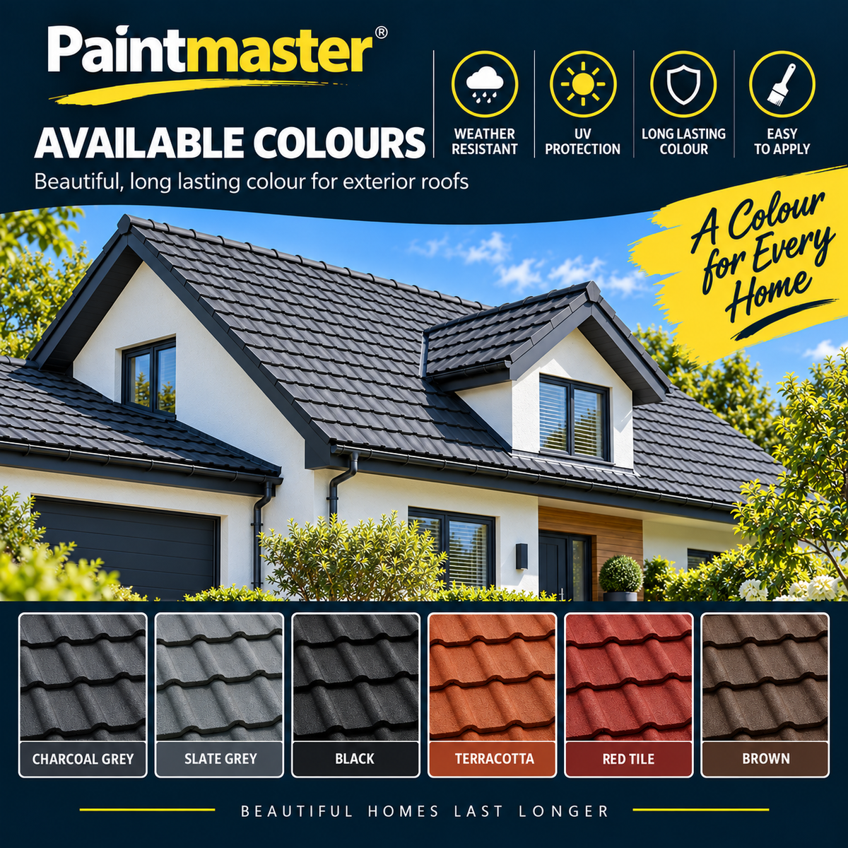 Paintmaster Acrylic Roof & Tile Paint