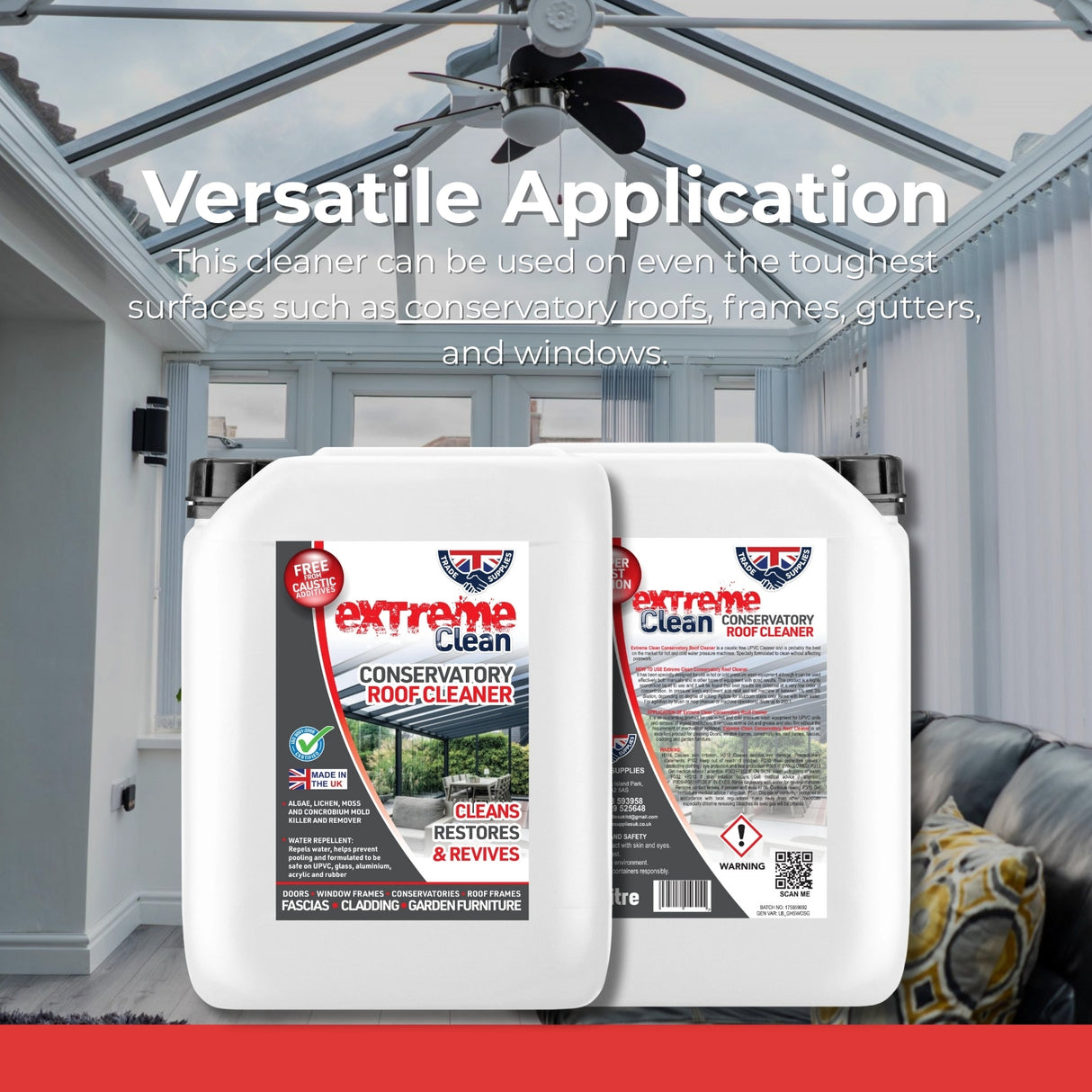 Extreme Clean Conservatory Roof Cleaner | UPVC & Glass Cleaning