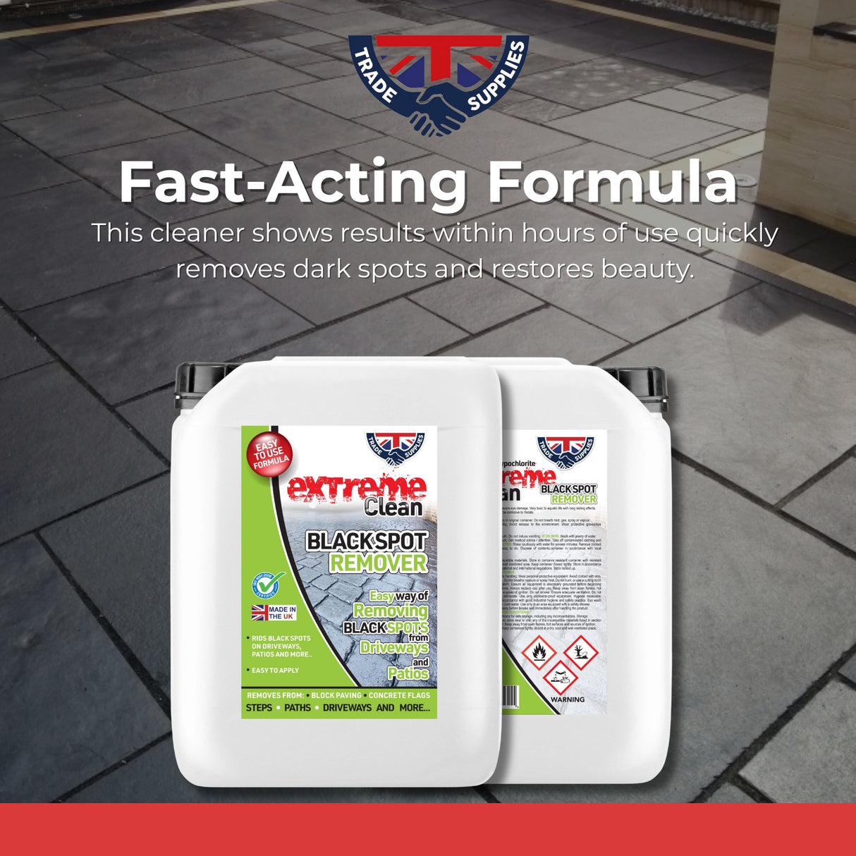 Extreme Clean Blackspot Remover for Patios & Stone Surfaces