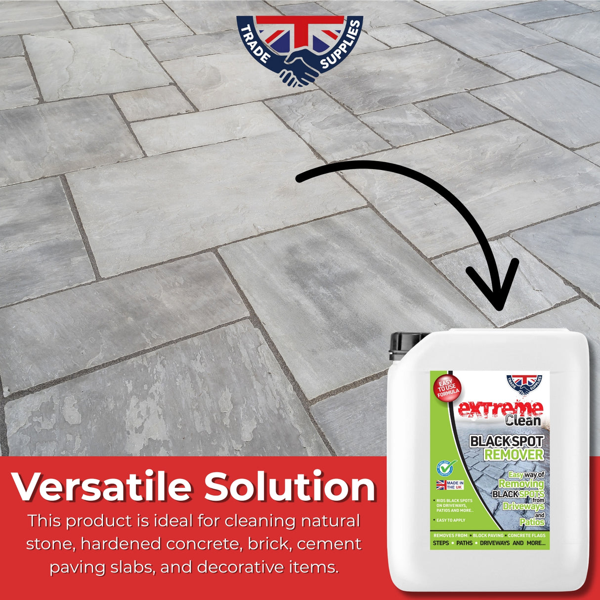Extreme Clean Blackspot Remover for Patios & Stone Surfaces