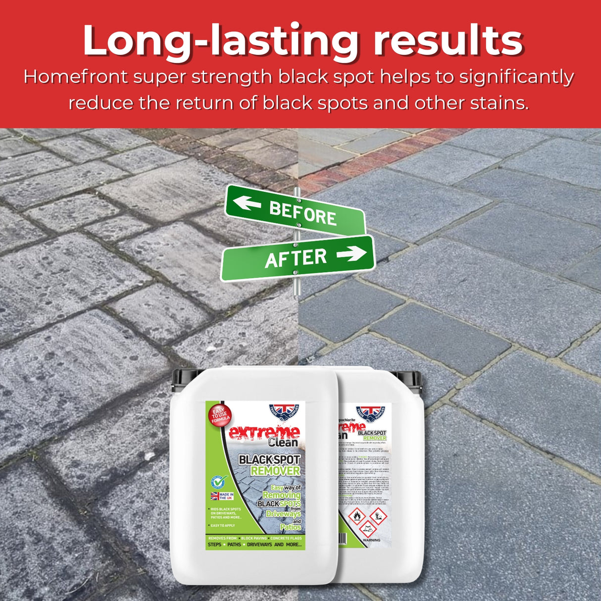 Extreme Clean Blackspot Remover for Patios & Stone Surfaces