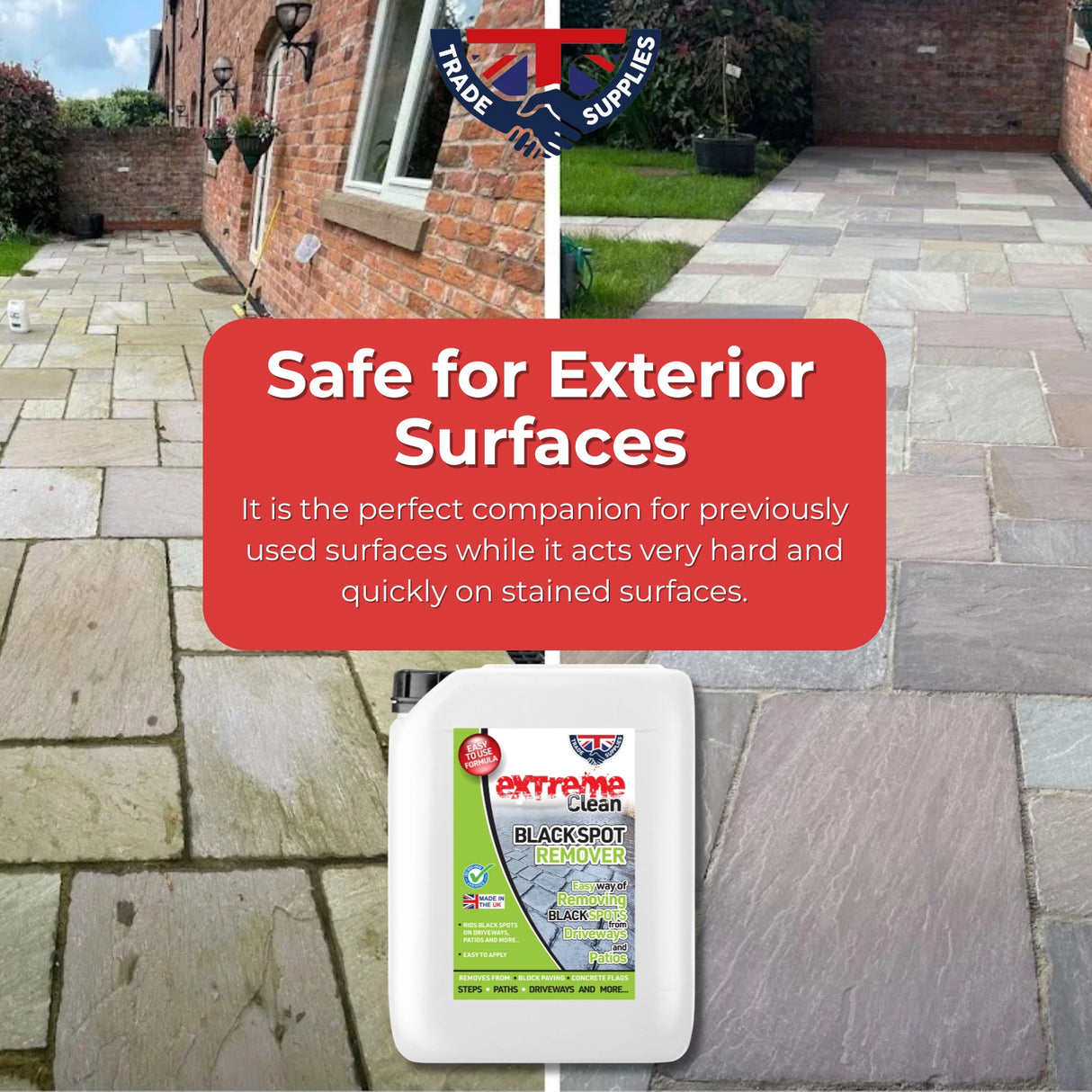 Extreme Clean Blackspot Remover for Patios & Stone Surfaces