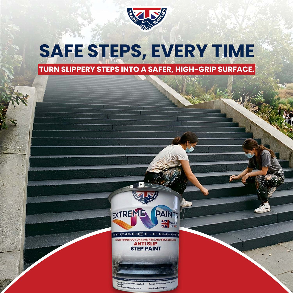 Extreme Anti-Slip Step Paint