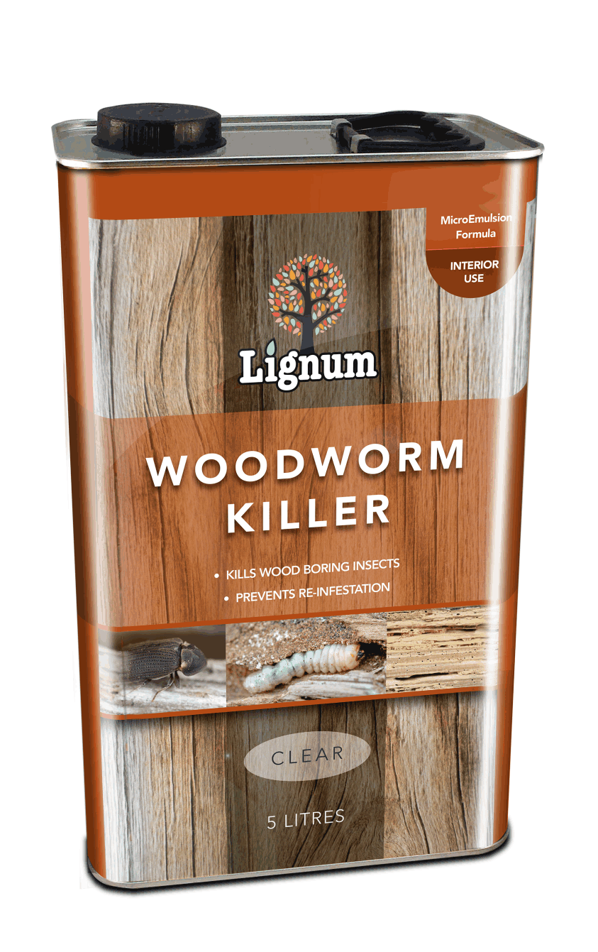 Lignum Woodworm Killer Ready to Use Wood Treatment