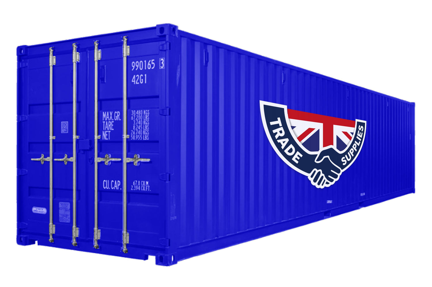 Blue Extreme Skip and Container Paint