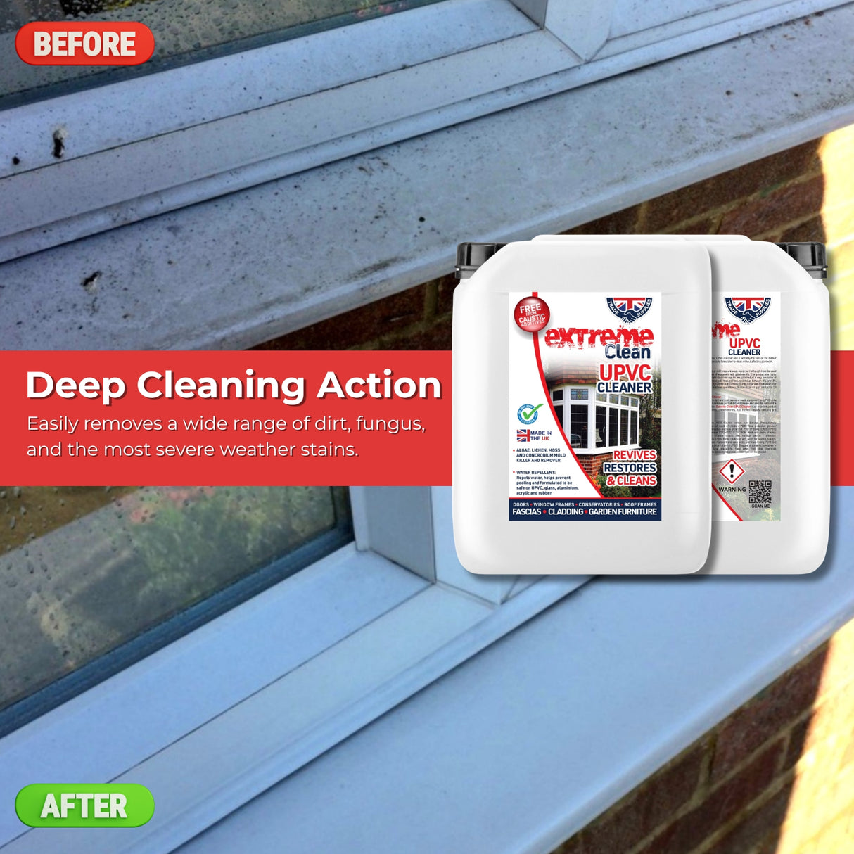Extreme Professional Exterior Wash with Extreme Clean UPVC Cleaner