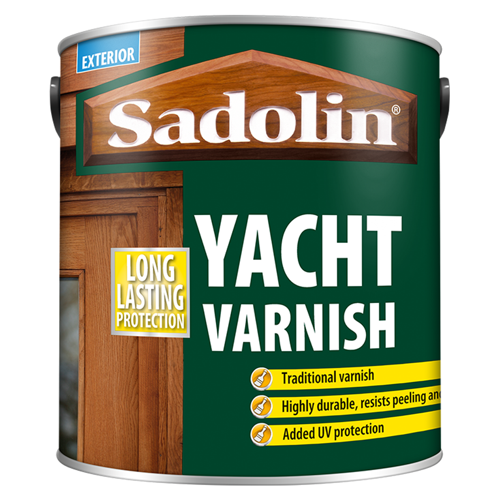 Sadolin Yacht Varnish Clear Gloss Durable Wood Finish