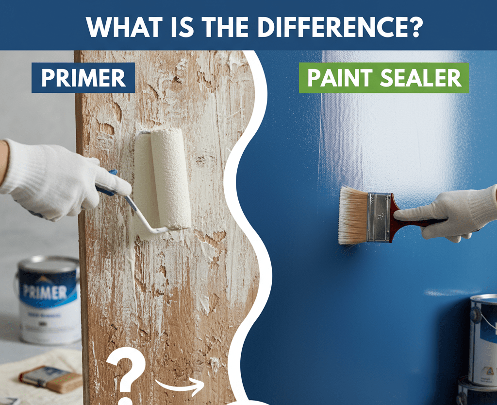 What is the Difference Between a Primer and a Paint Sealer?