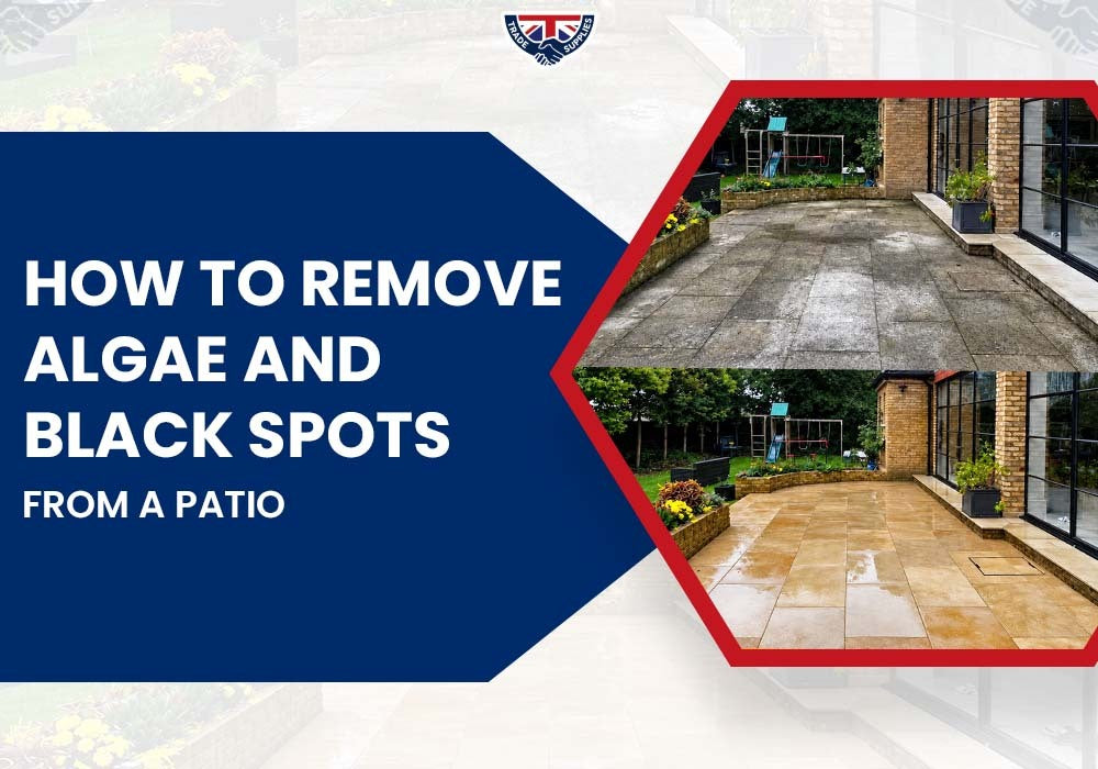 How To Remove Algae And Black Spots From A Patio