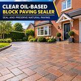 Paintmaster Clear Oil Based Block Paving Sealer: hero clear block paving sealer
