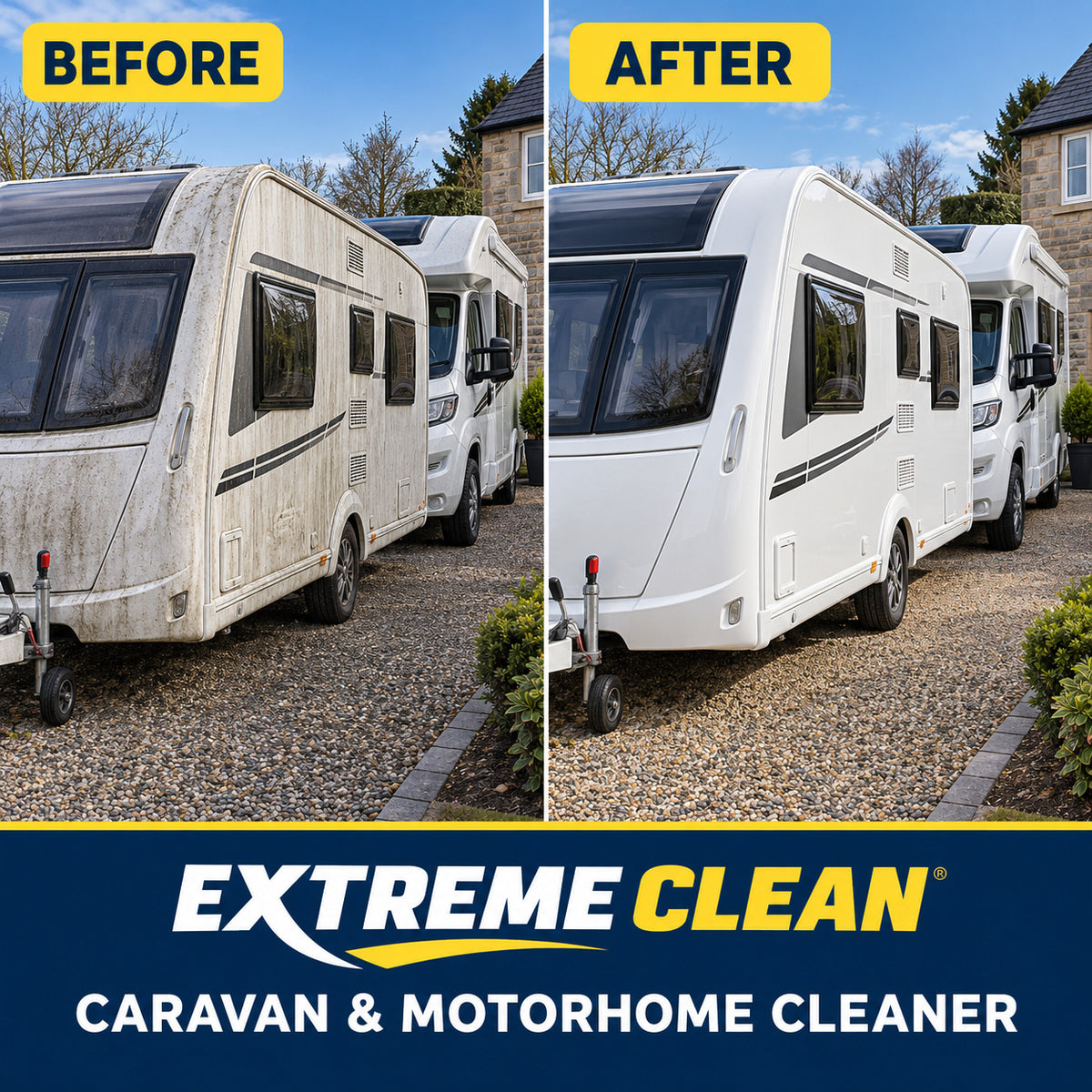 Extreme Clean Caravan & Motorhome Cleaner for Exterior Wash