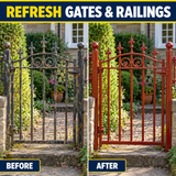 Paintmaster Oil Based Oxide Gloss Paint: before after
