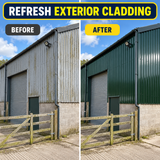 Paintmaster Oil Based Cladding Paint: before after