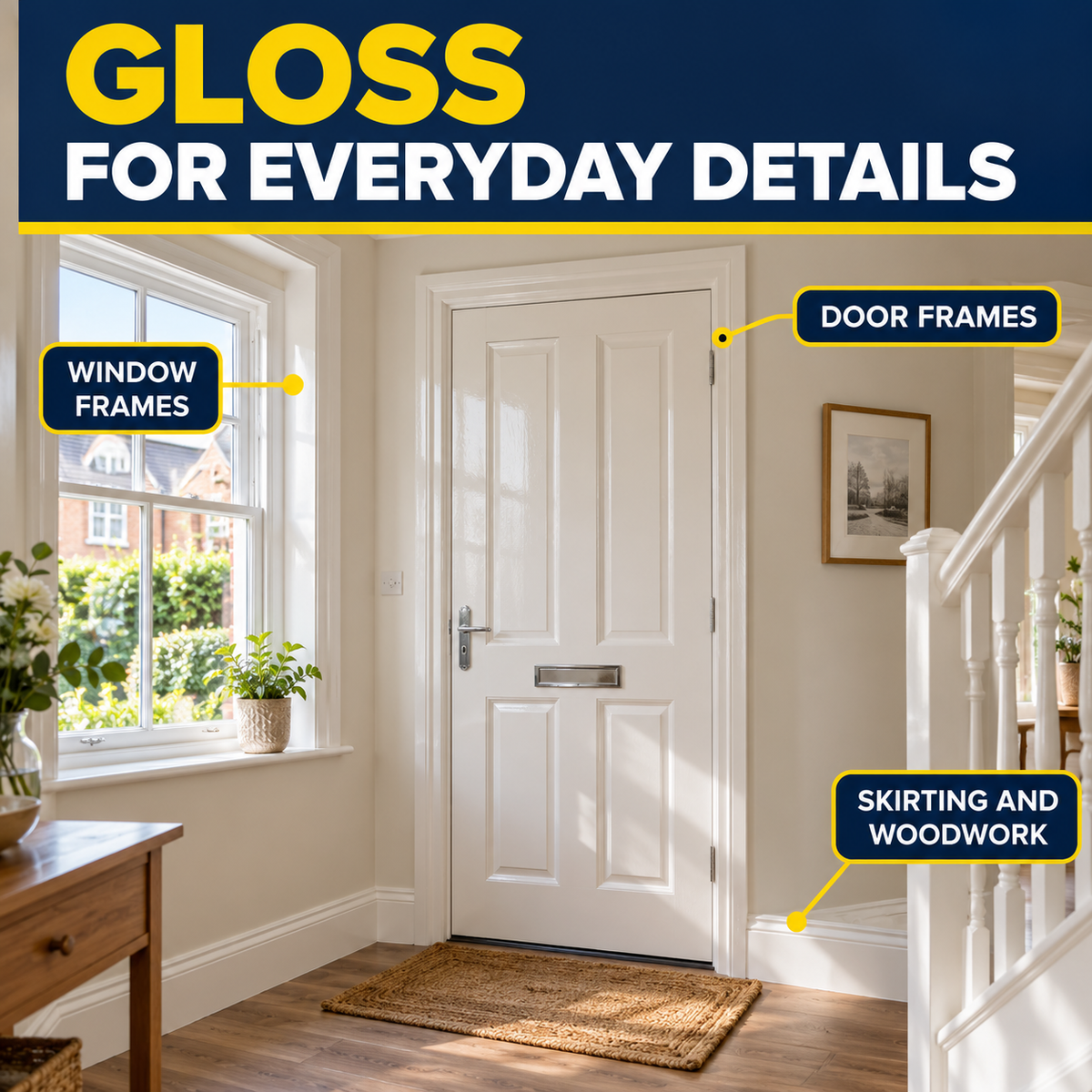Paintmaster Oil Based Gloss Paint: ideal uses