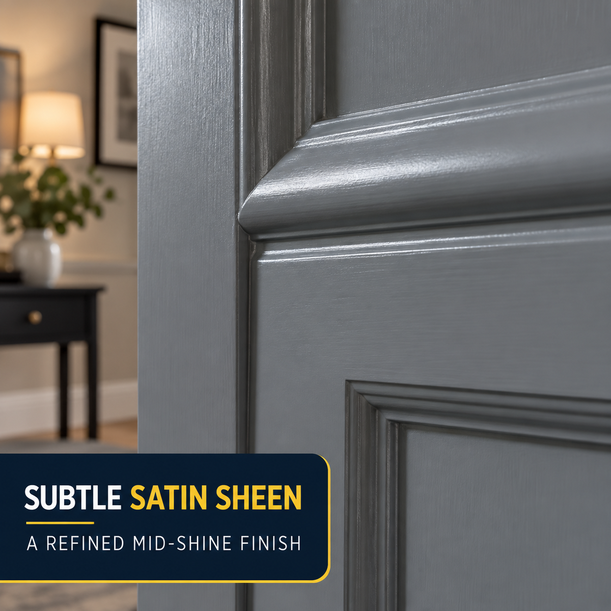 Paintmaster Oil Based Satinwood Paint: finish closeup