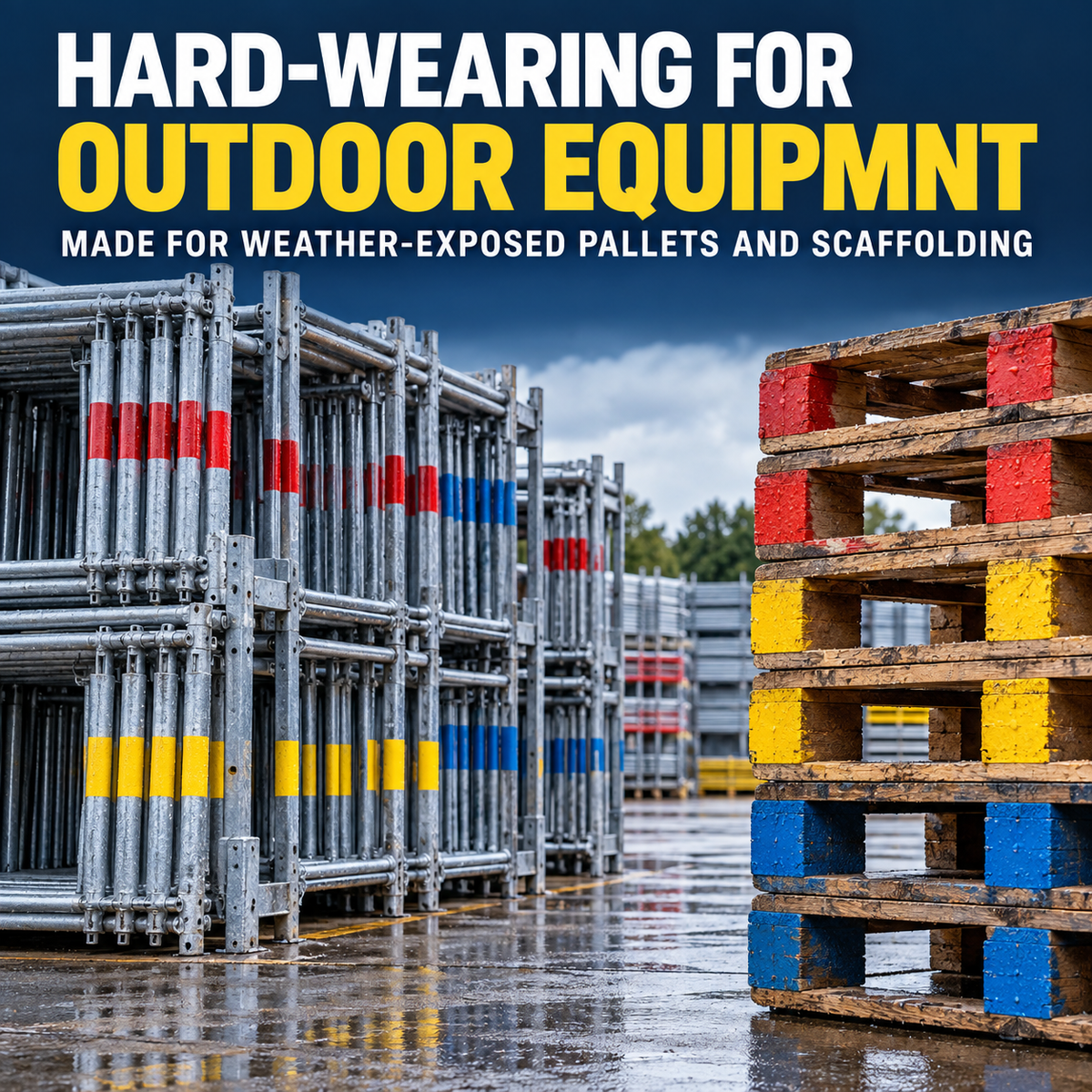 Paintmaster Pallet & Scaffold ID Paint: outdoor durability