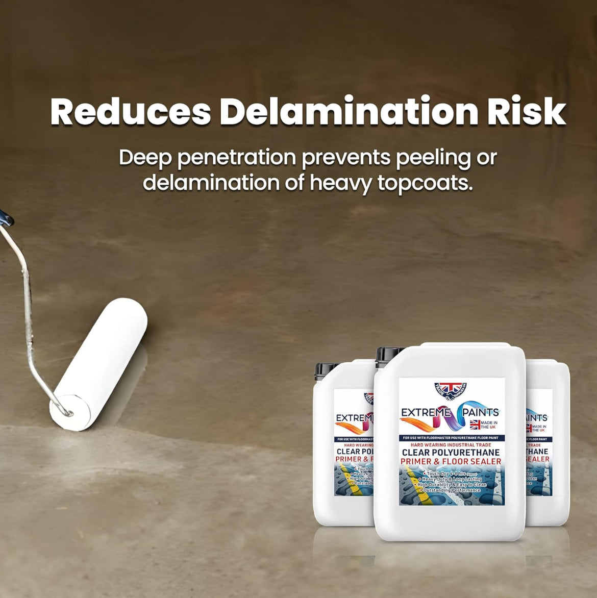 Extreme Paints Clear Polyurethane Concrete Primer & Floor Sealer