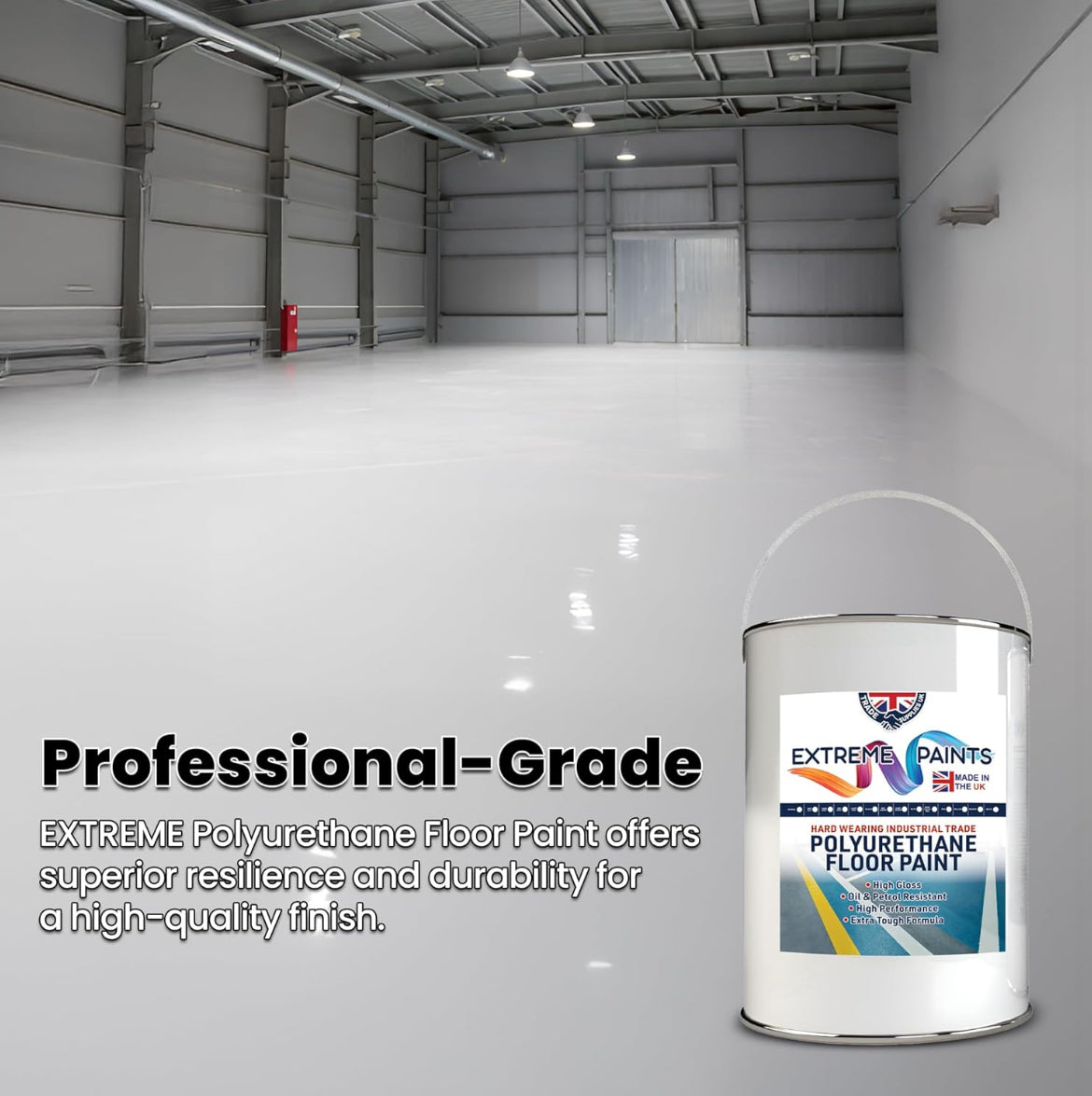 Extreme Paints Industrial-Grade Polyurethane Floor Paint