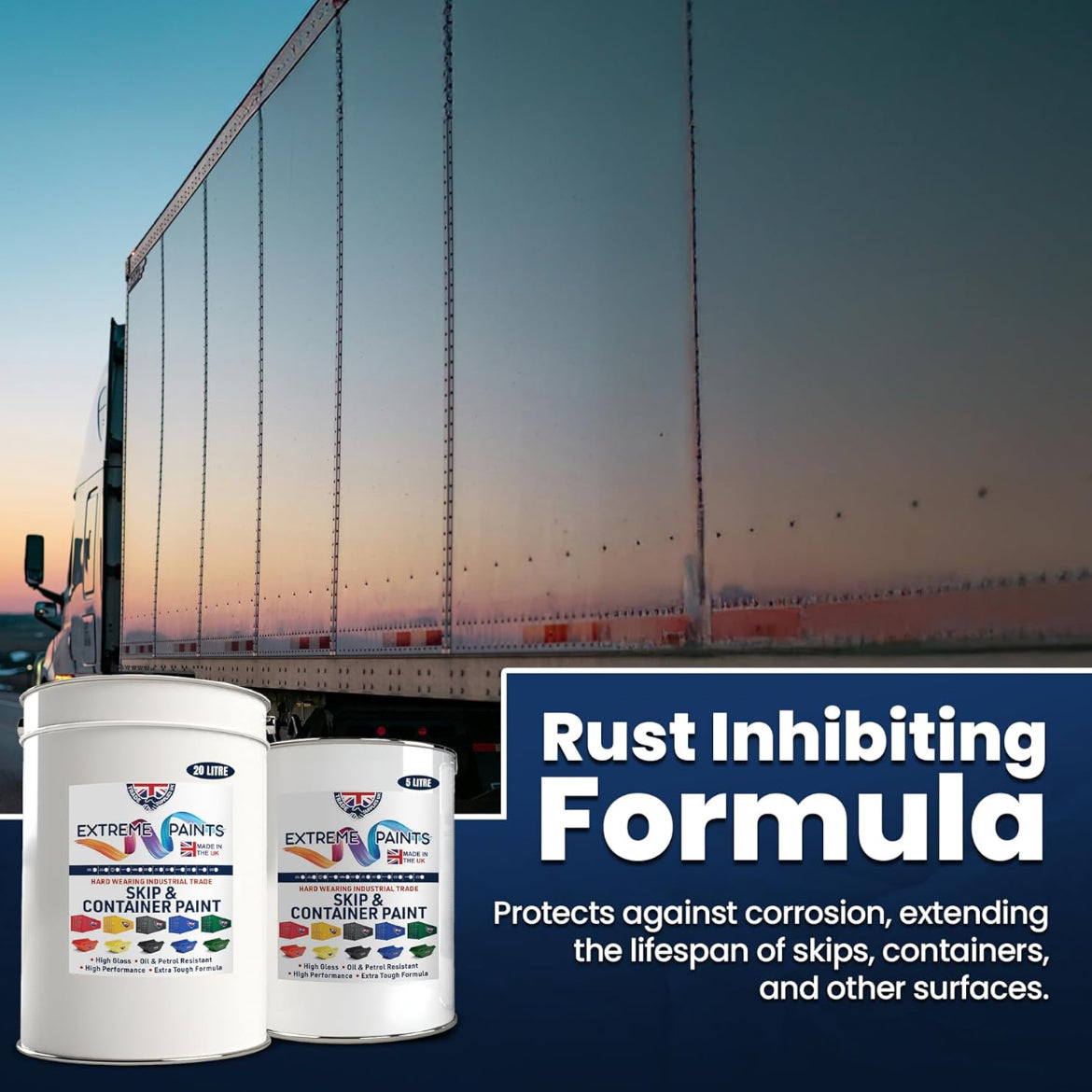 Extreme Paints Skip & Container Paint – Anti Corrosive