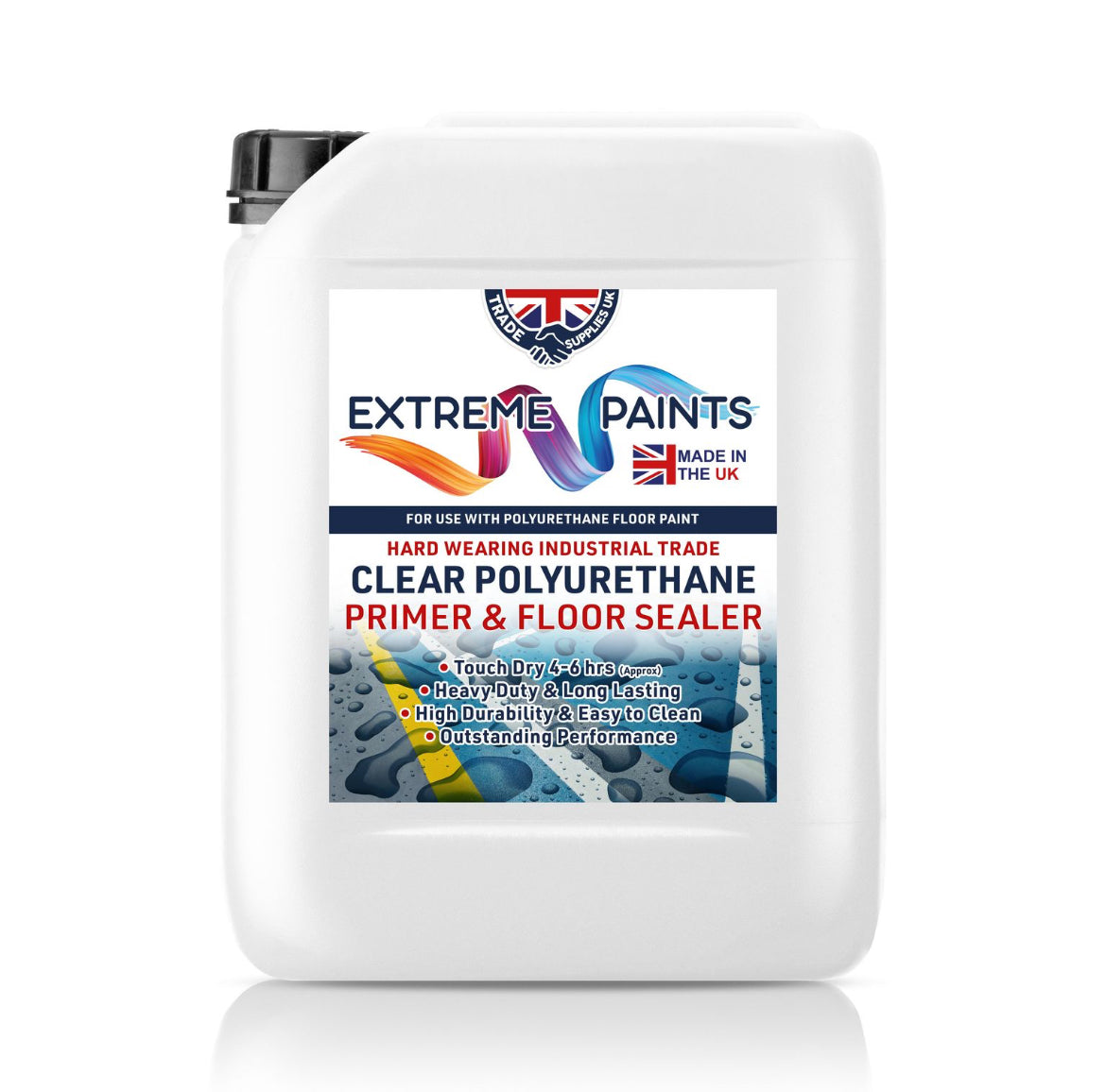 Extreme Paints Clear Polyurethane Concrete Primer & Floor Sealer