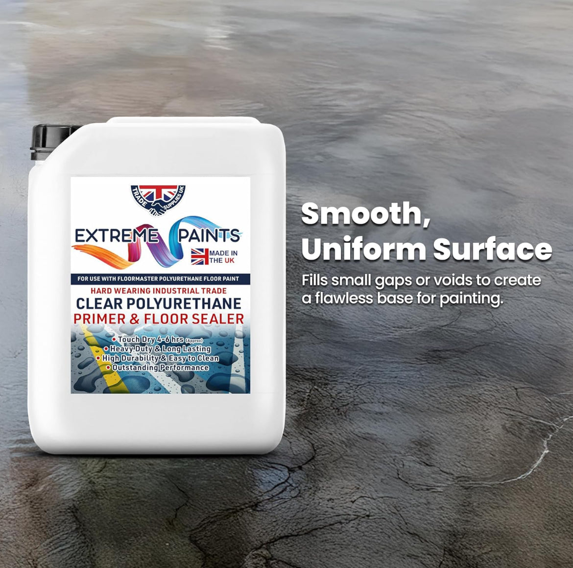 Extreme Paints Clear Polyurethane Concrete Primer & Floor Sealer