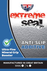 Extreme Seal anti-slip additive packaging with branding and product details.