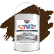 Extreme Paints anti-slip decking paint can with brown paint swatch on a white background