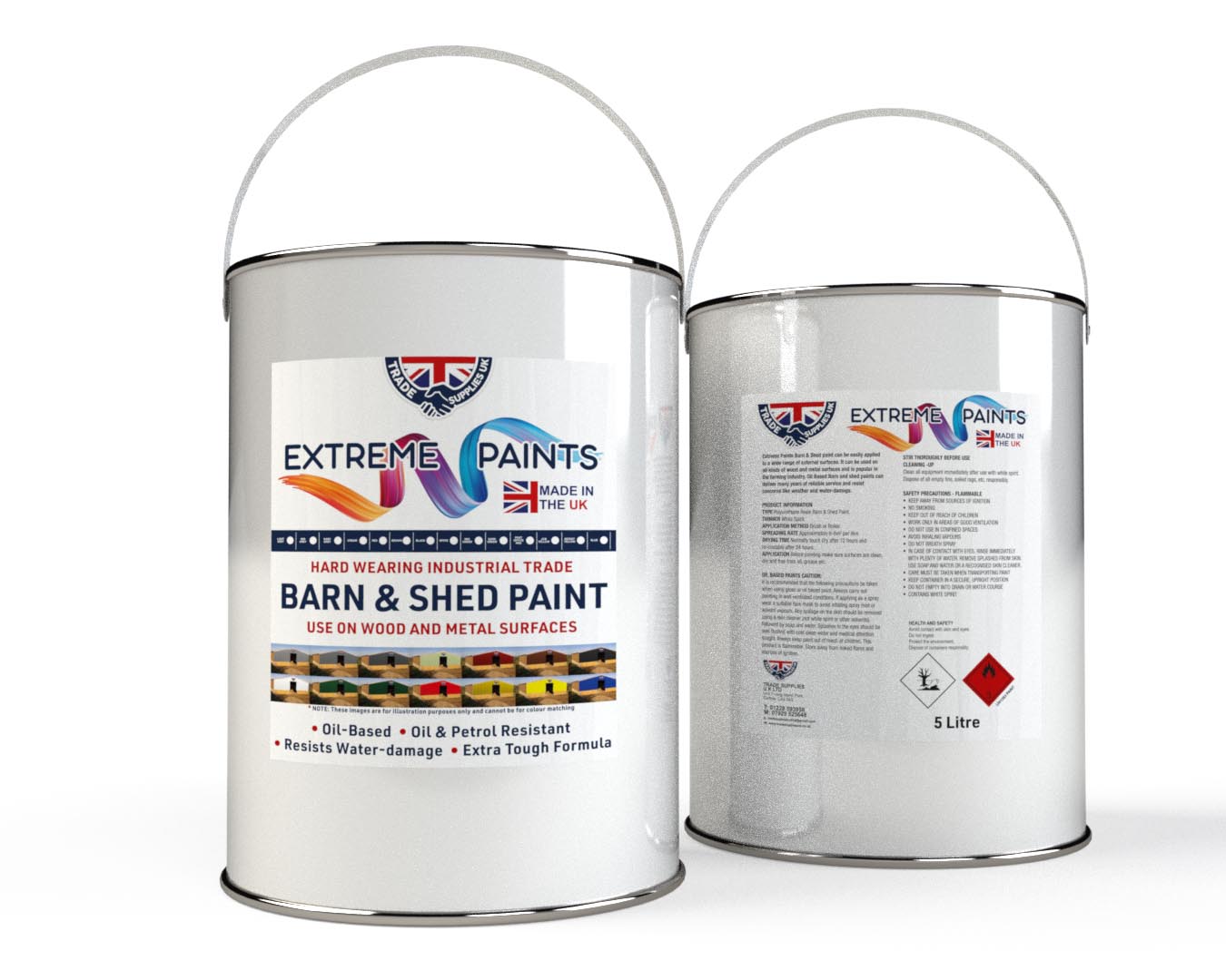 Extreme Paints Barn & Shed Paint for Durable PU Oil Finish