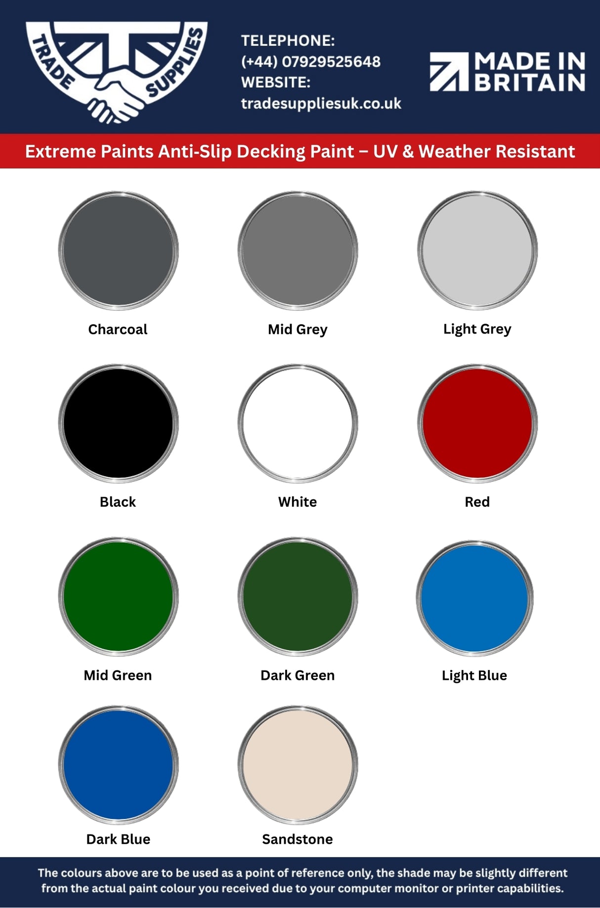 Extreme Paints Anti‑Slip Decking Paint – UV & Weather Resistant