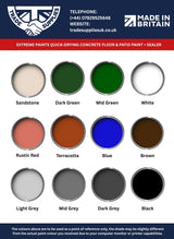 Extreme Paints Quick‑Drying Concrete Floor & Patio Paint + Sealer