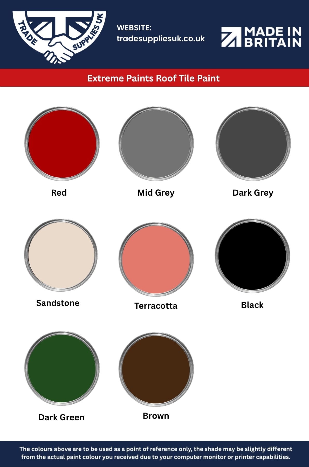 Extreme Paints Roof Tile Paint & Sealer for Concrete & Clay Tiles