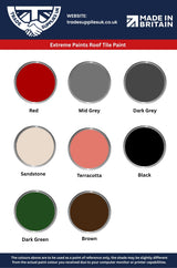 Extreme Paints Roof Tile Paint & Sealer for Concrete & Clay Tiles