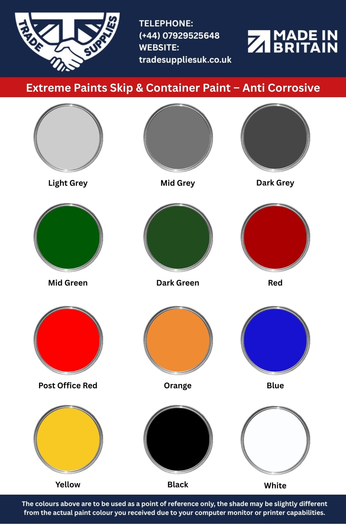 Extreme Paints Skip & Container Paint – Anti Corrosive