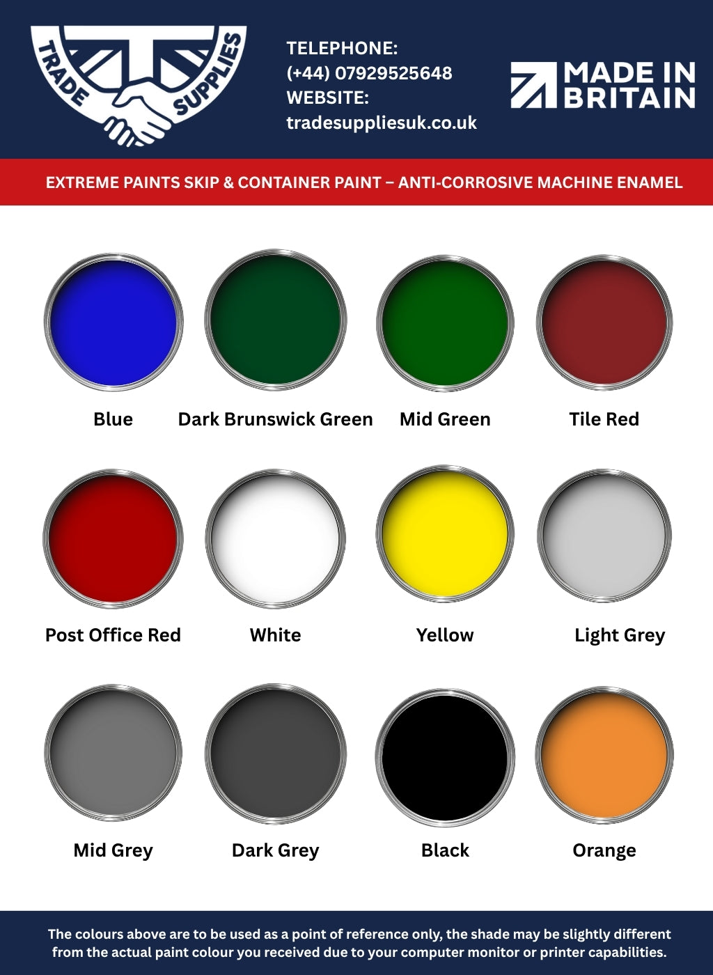 Extreme Paints Skip & Container Paint – Anti Corrosive